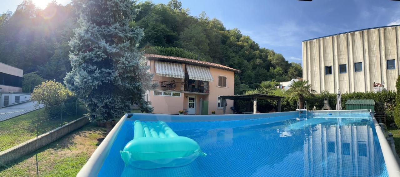 Отель Casa Stefania Con Giardino A Lugano Grancia Экстерьер фото